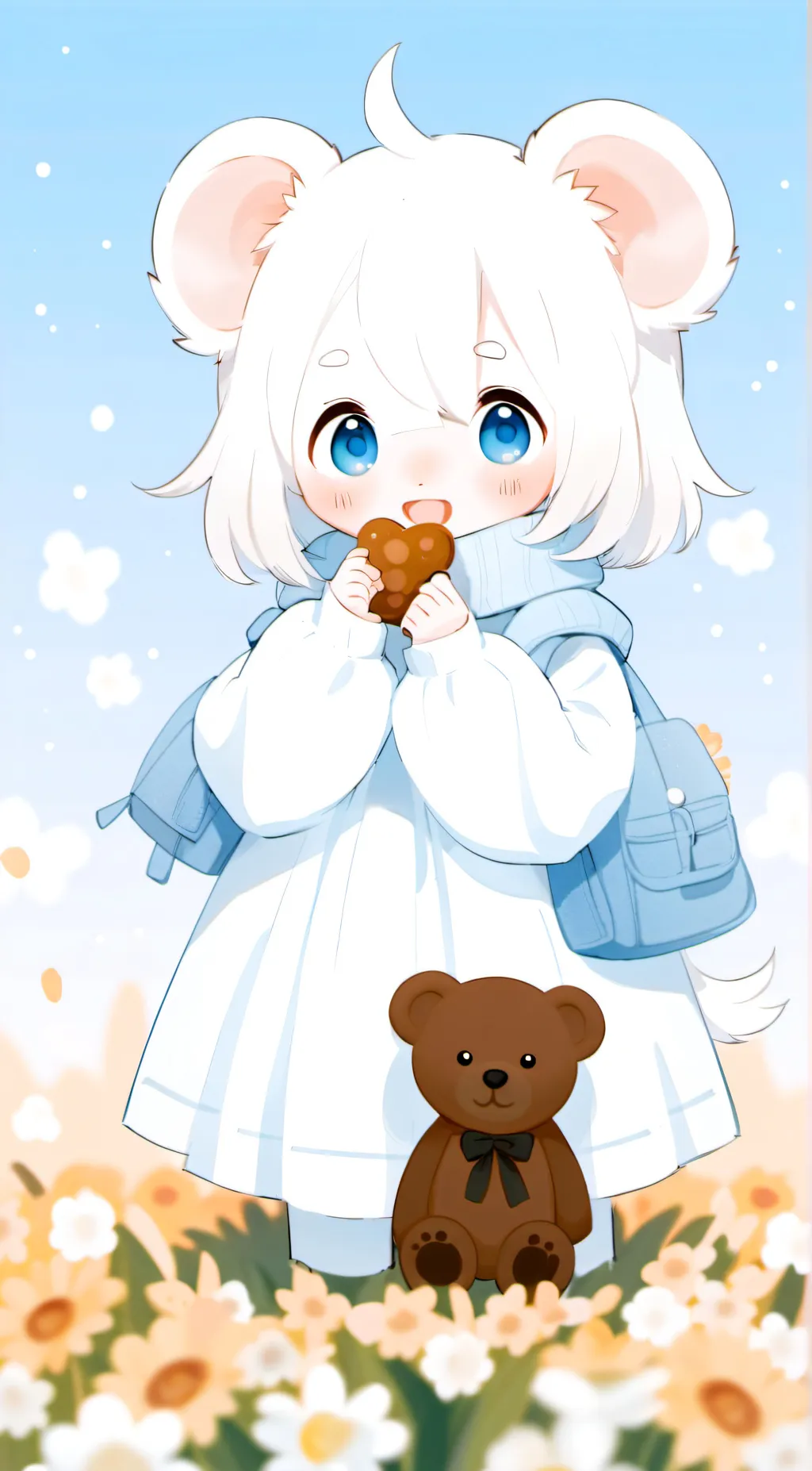 ai character: Cinnamonroll background