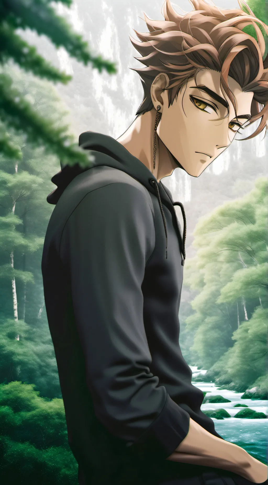 ai character: MHA T.H.C background