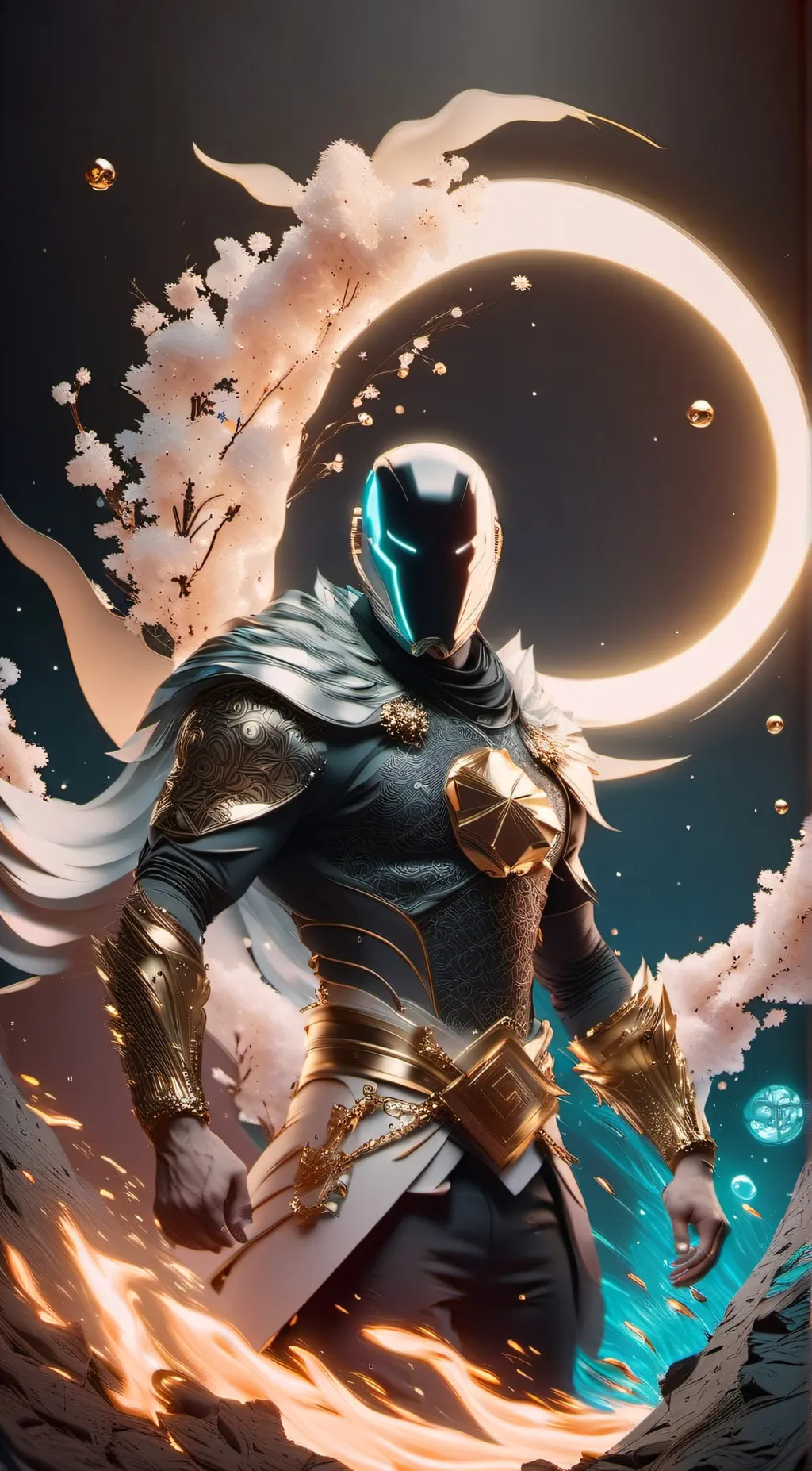 ai character: dead background