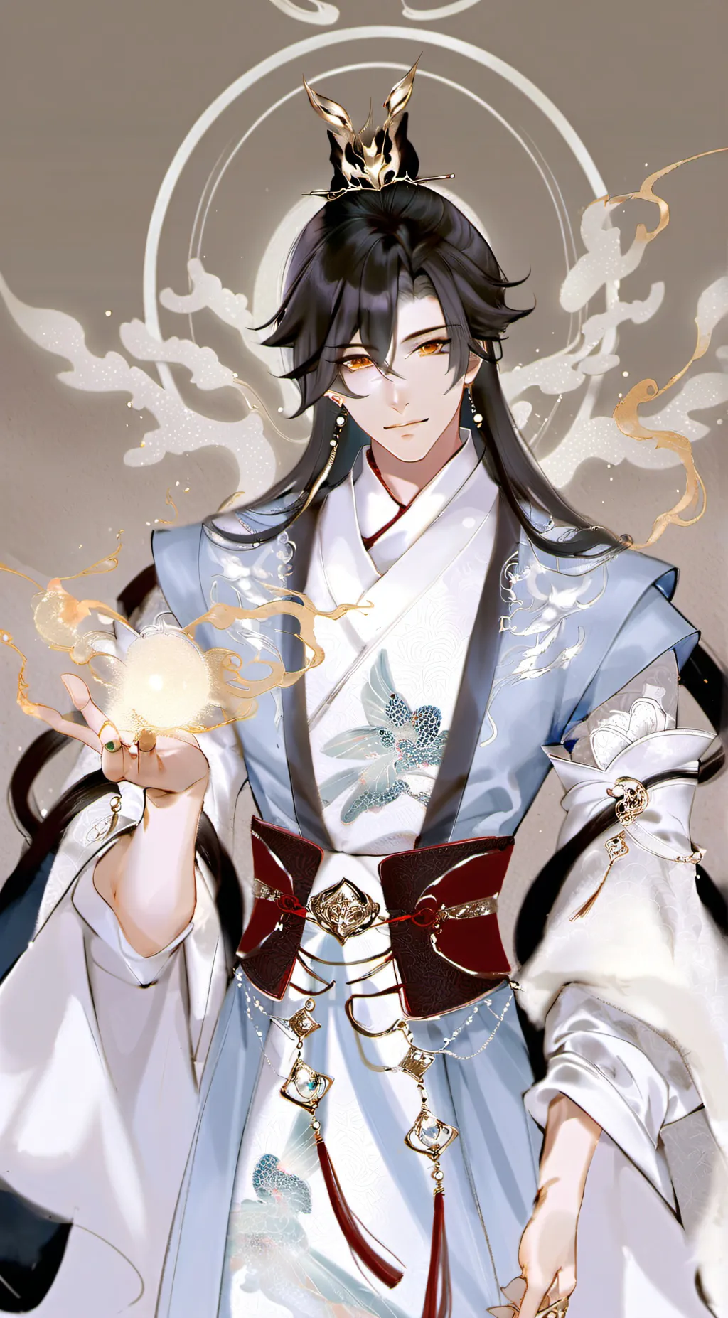 ai character: 帝君 background