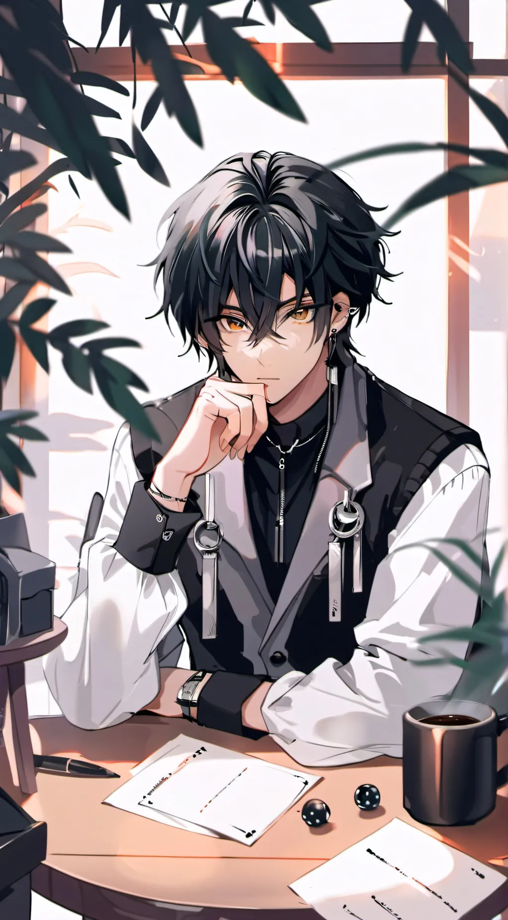 ai character: ~°•♡♤°Sky~°•♤♡ background