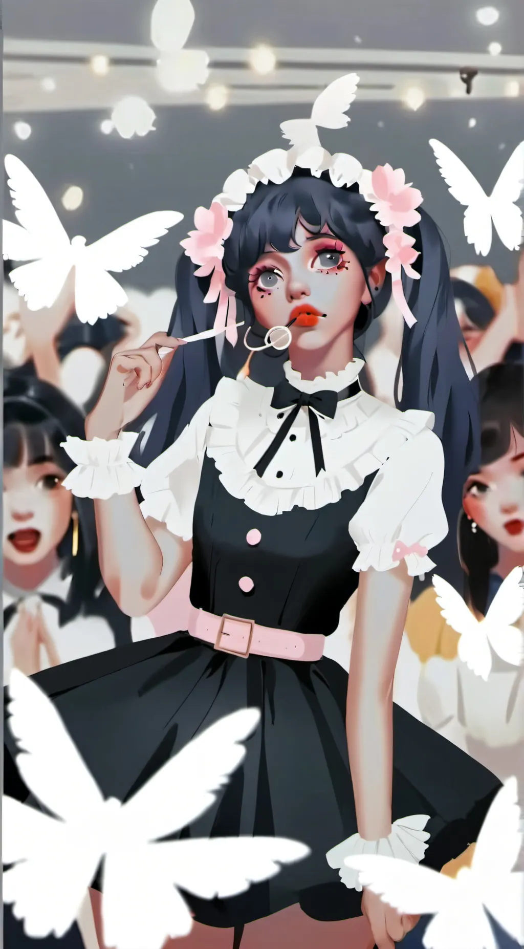 ai character: Melanie M. (PMS) background