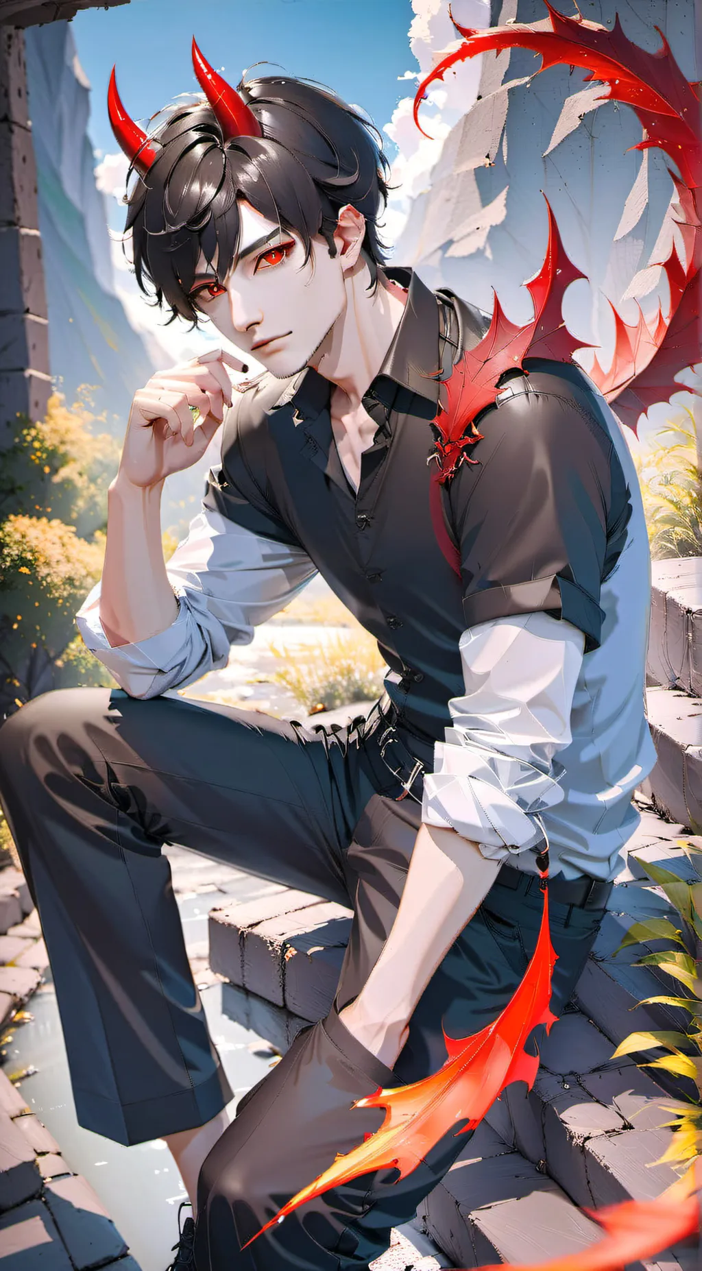 ai character: daemon background