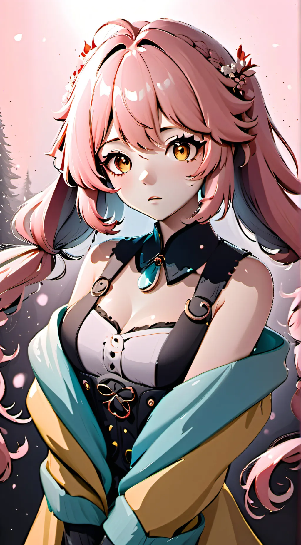 ai character: Amanda  background