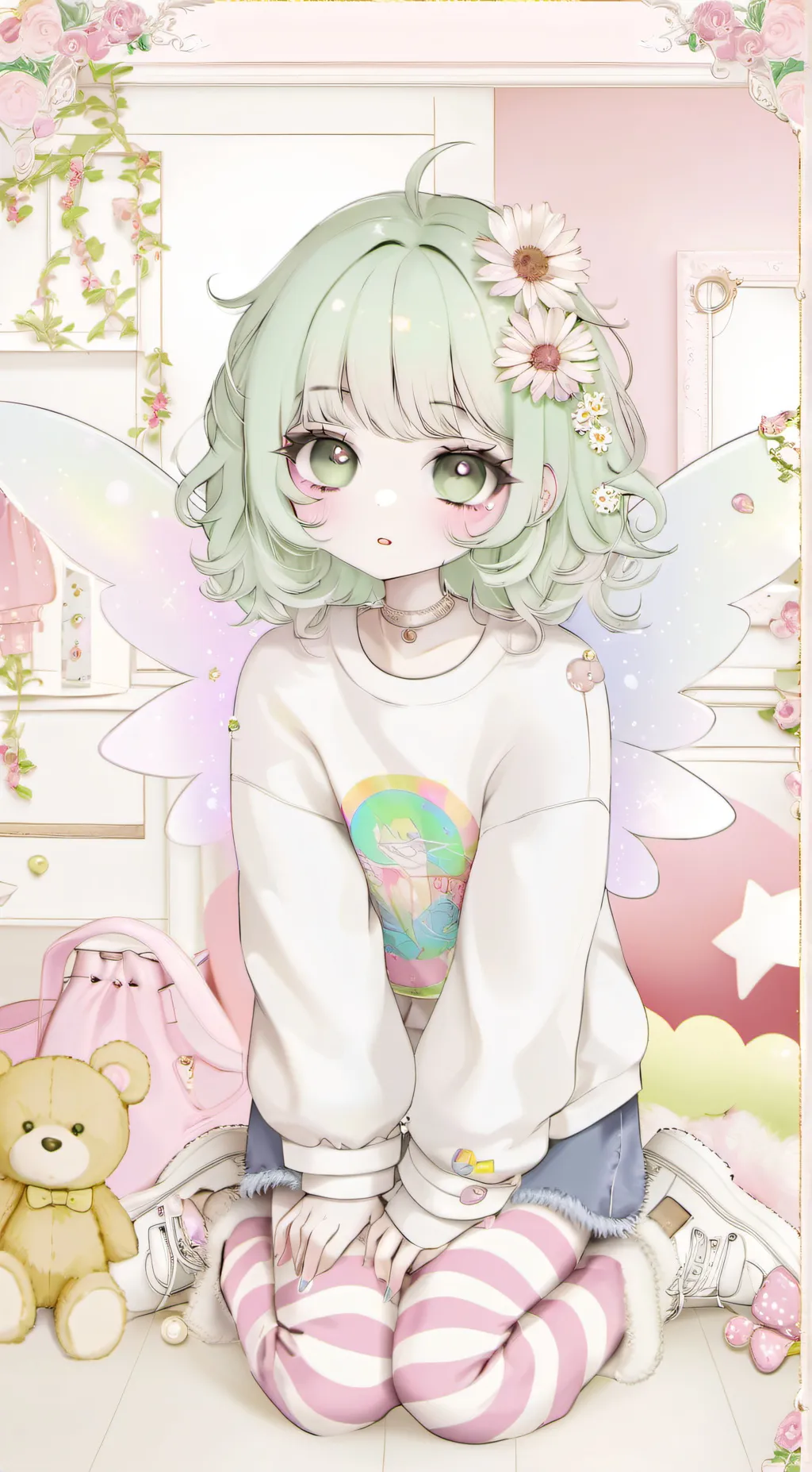 ai character: Summer background