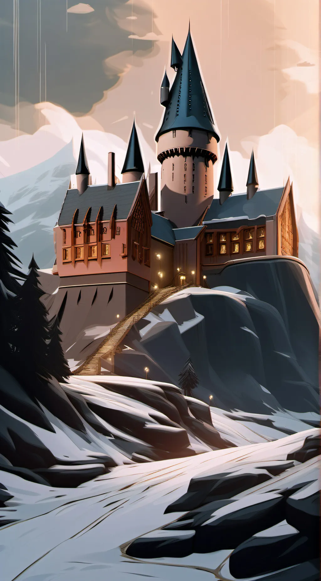 ai character: Hogwarts 🤫  background