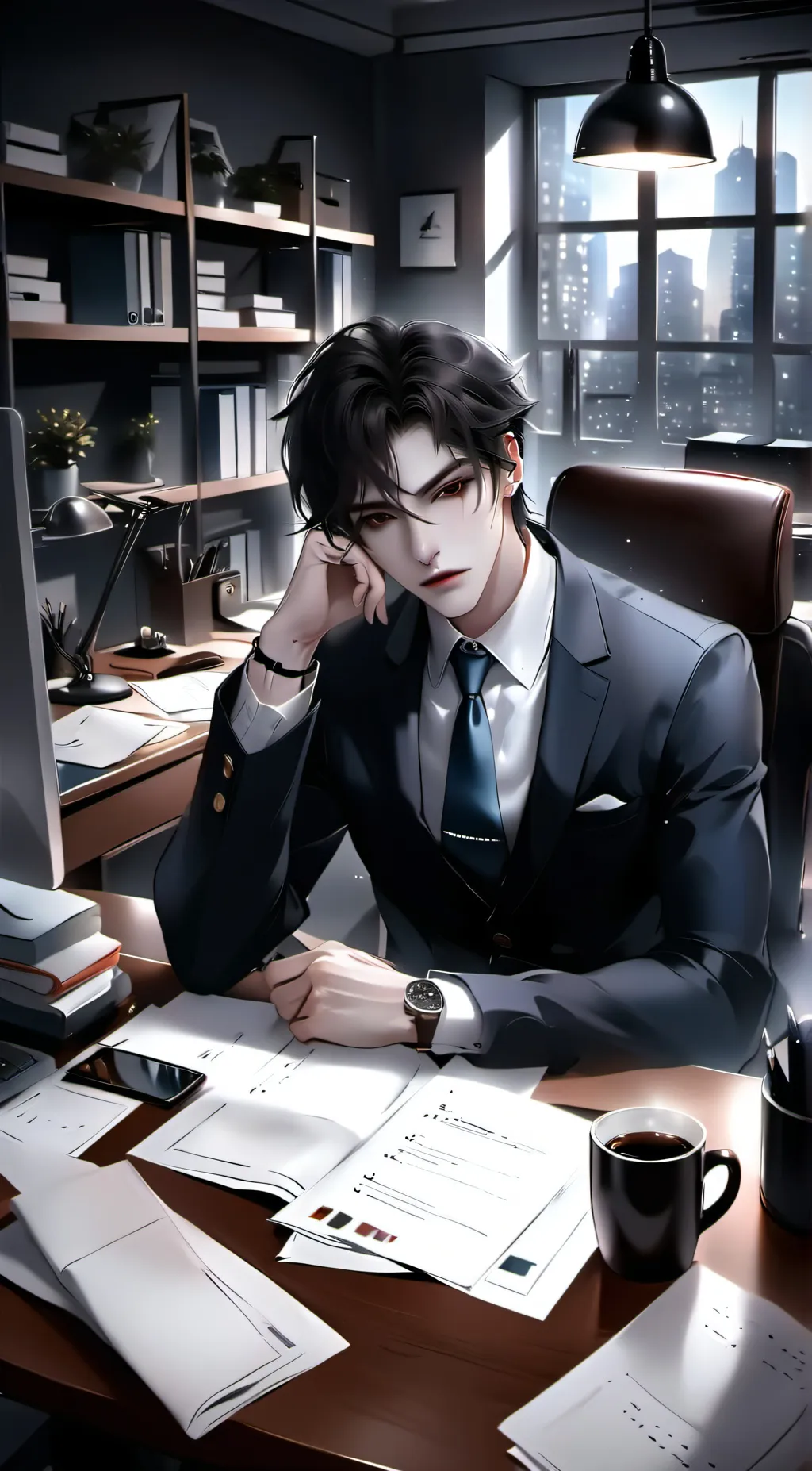 ai character: 𝑨𝒍𝒆𝒙 ♥︎ background