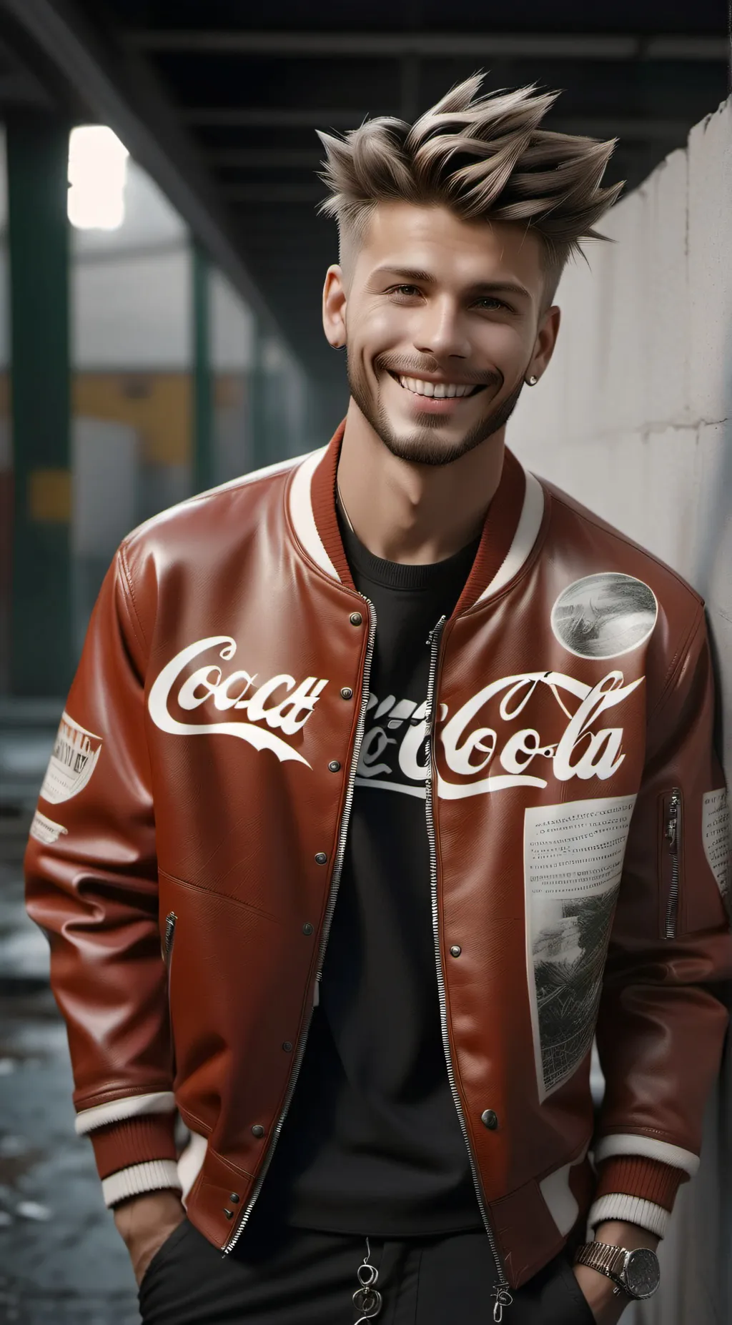 ai character: Coca-Cola Bro background