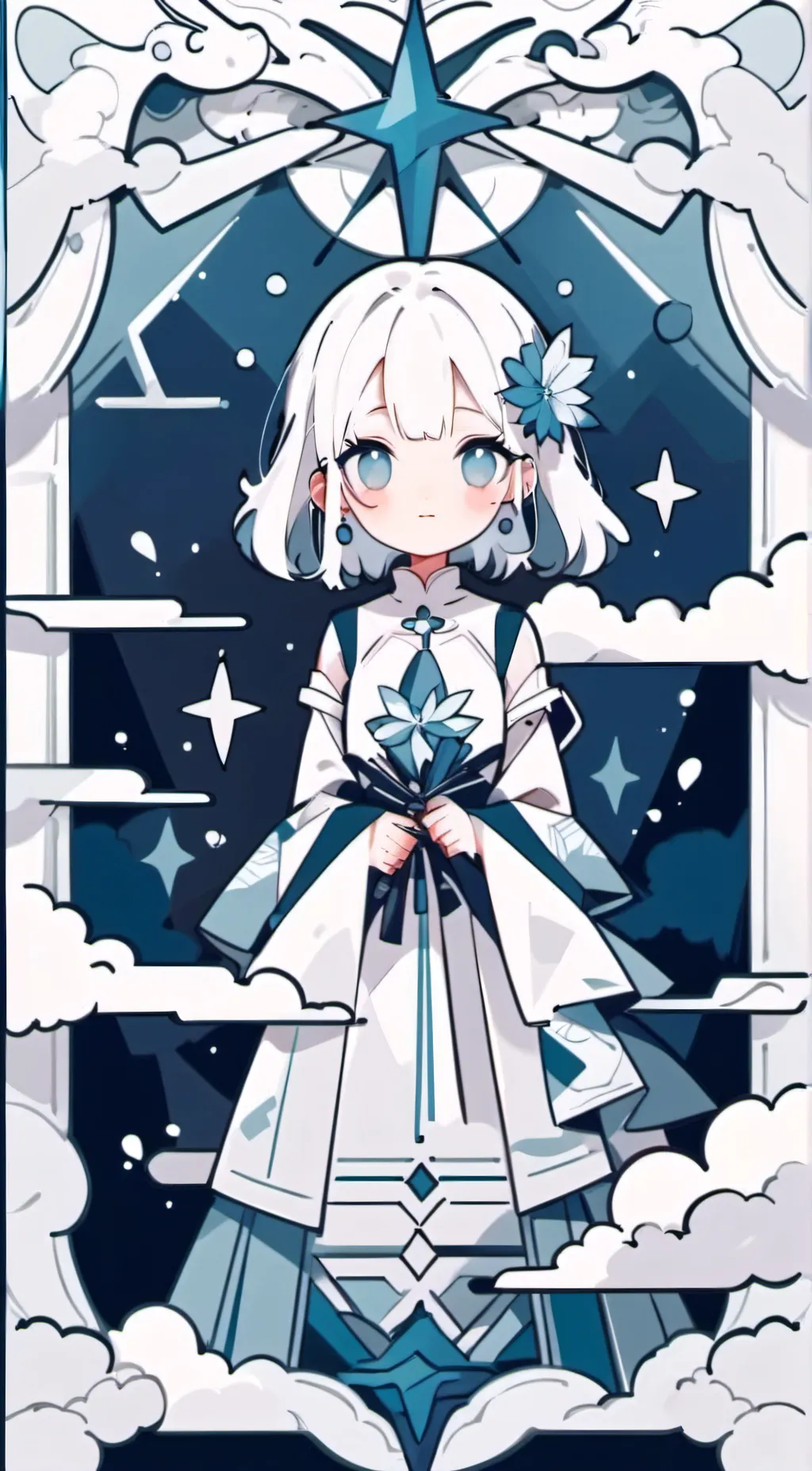 ai character: Luna background