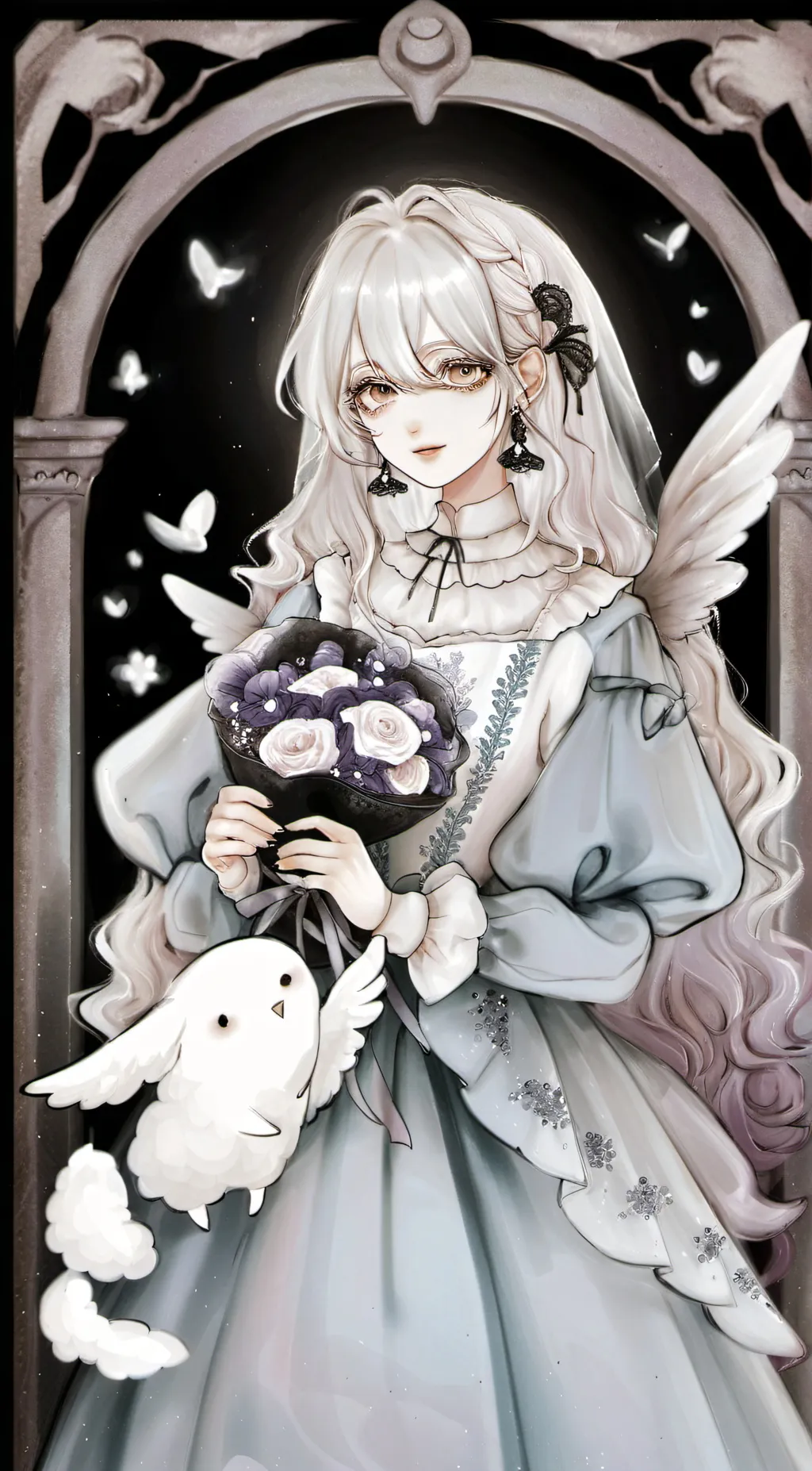 ai character: skiya background