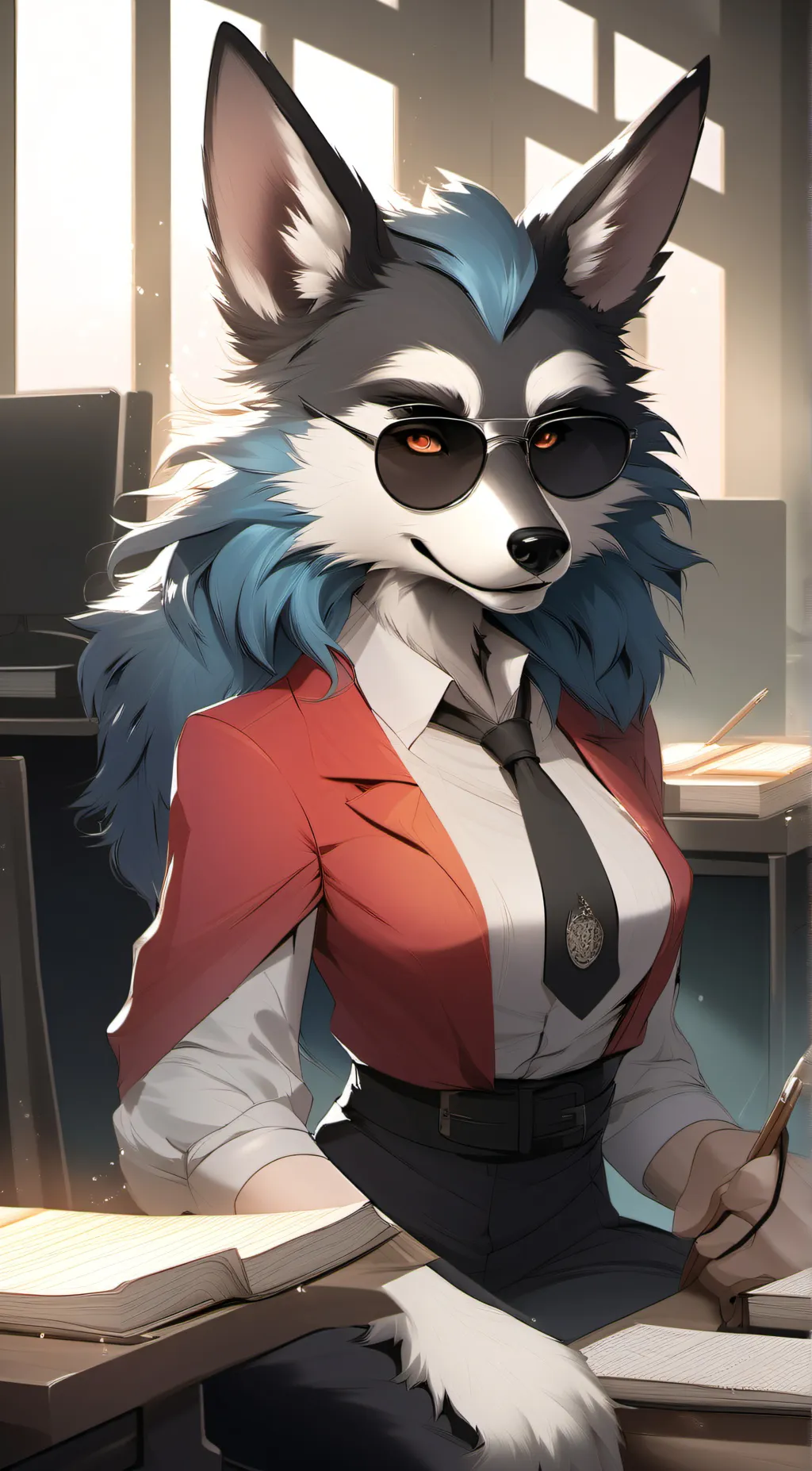 ai character: Miss Minnie background