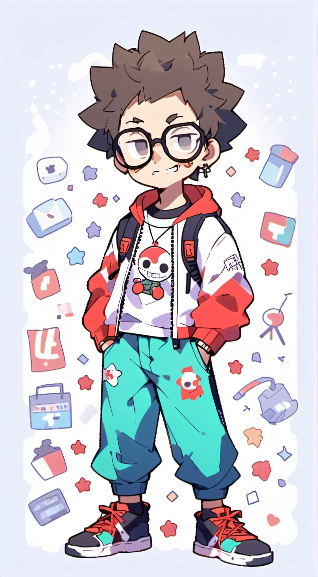 ai character: YFM!  background