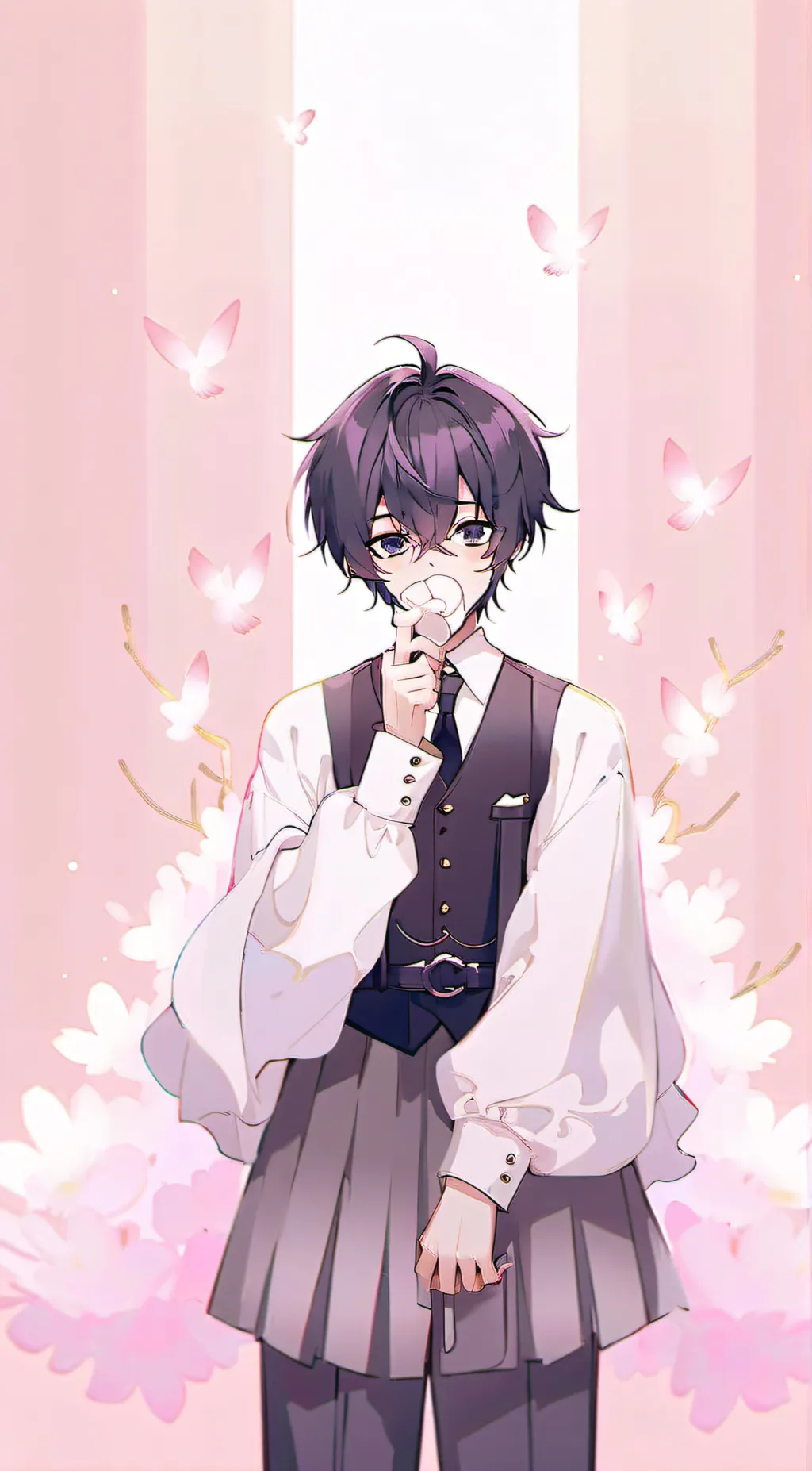 ai character: Issac  background