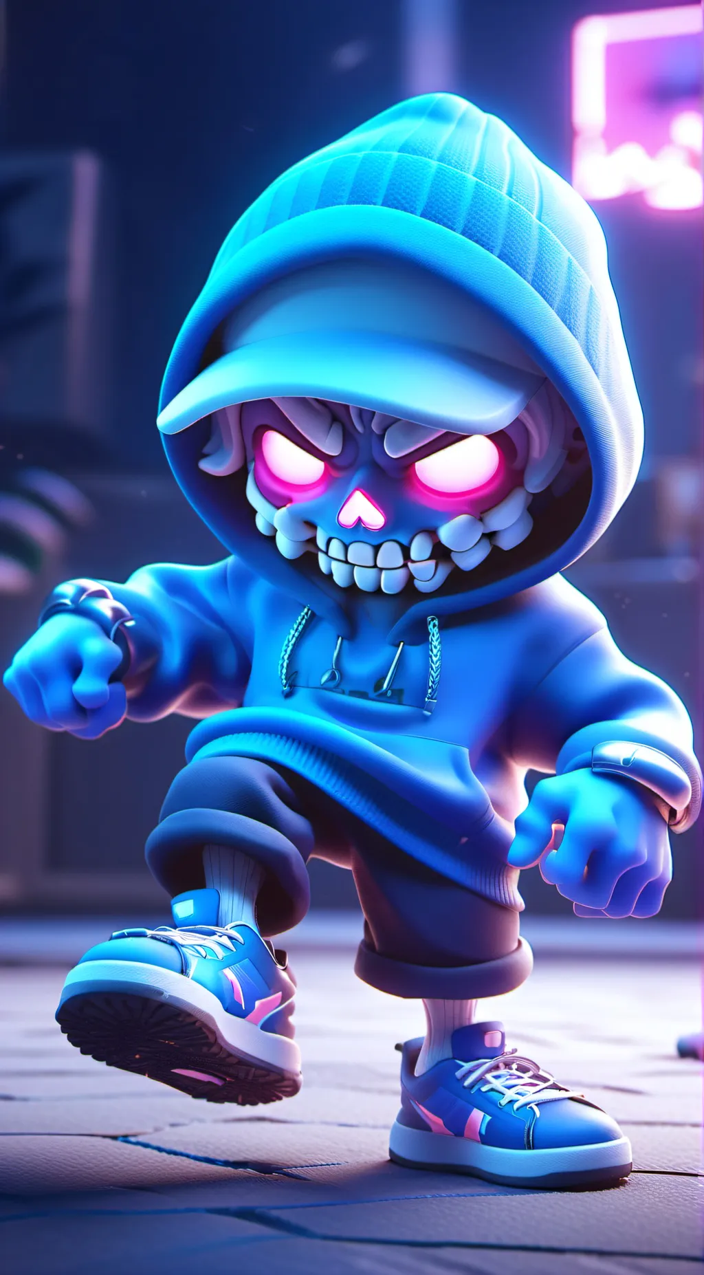 ai character: sans from undertal background