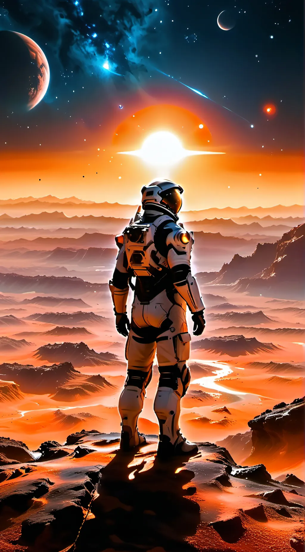 ai character: Mars rpg background