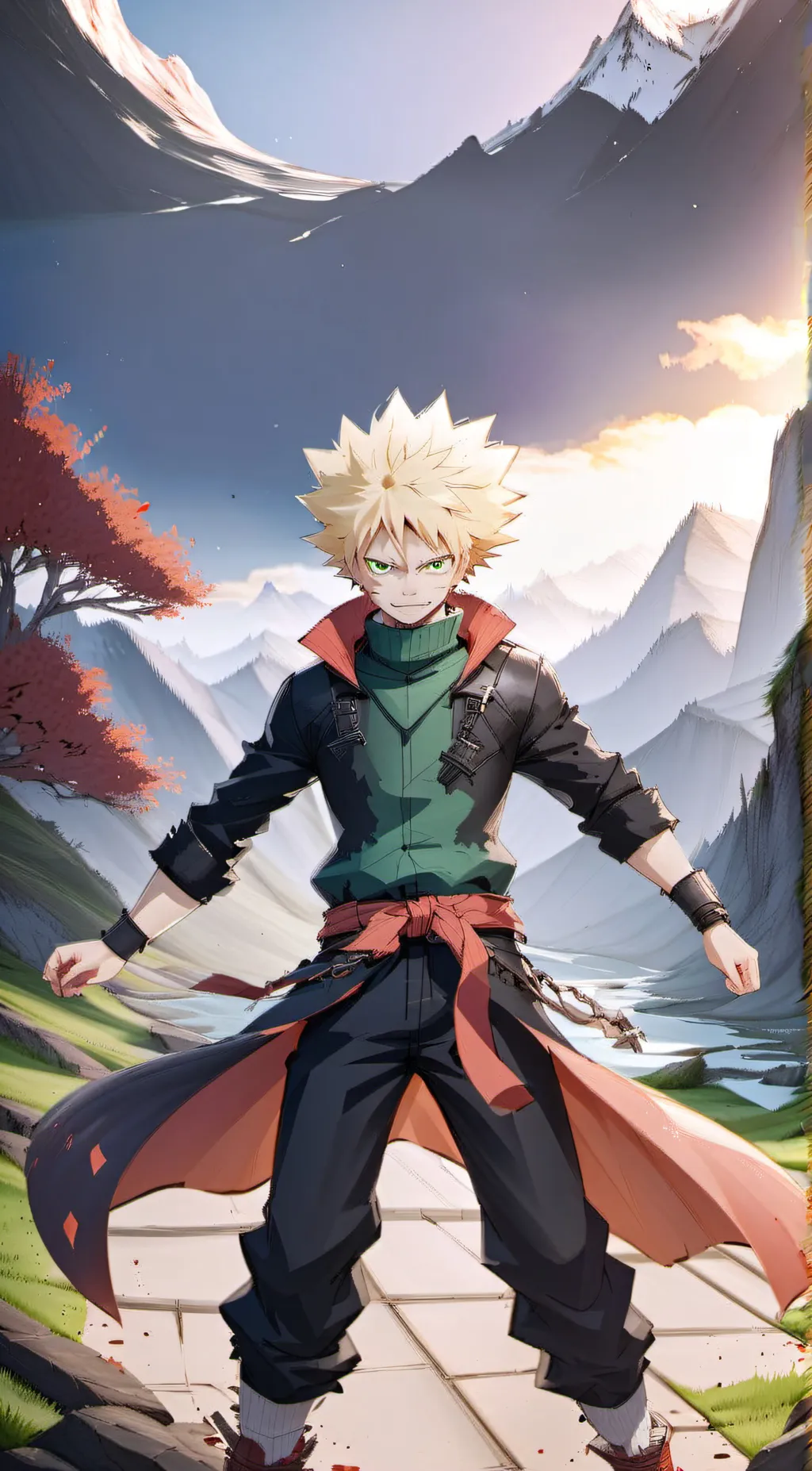ai character: bakugo background
