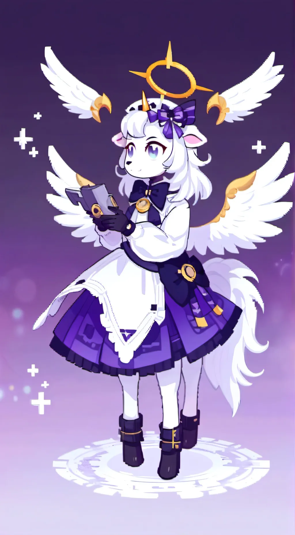 ai character: Angels from HB  background