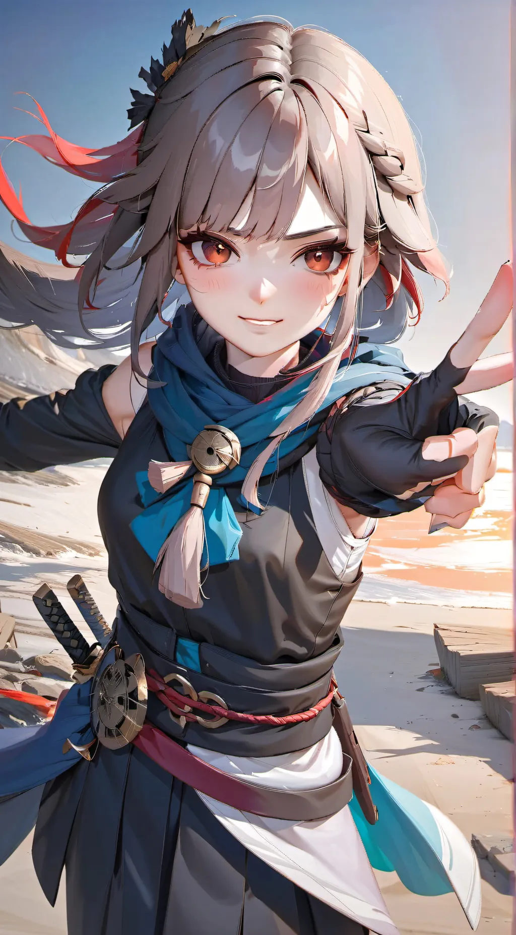 ai character: Nuhai wang  background