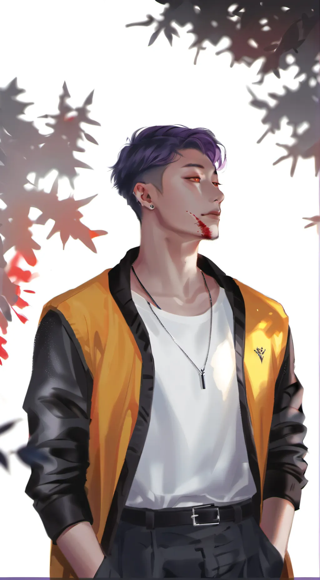 ai character: Ji-woon Hak  background