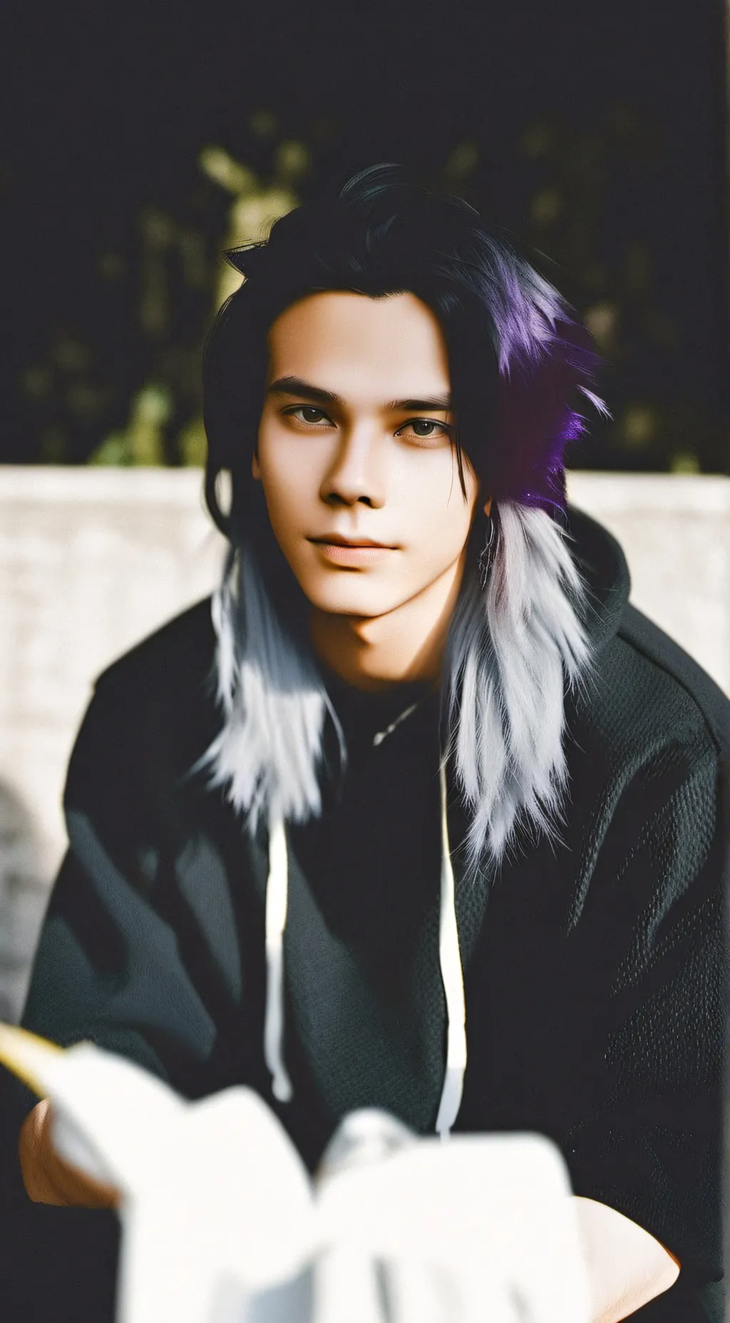 ai character: Damon  background