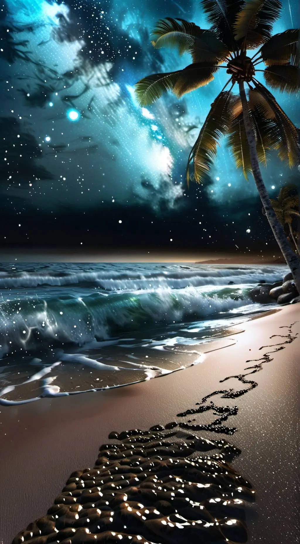 ai character: Kny beach ⛱️ background