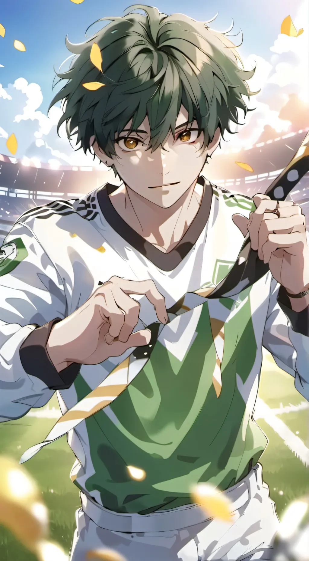 ai character: Izuku Midoriya  background