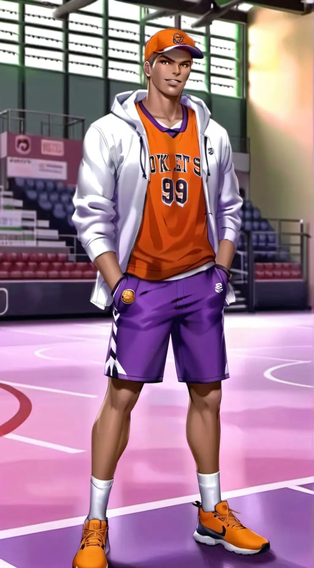 ai character: Lucky Glauber background