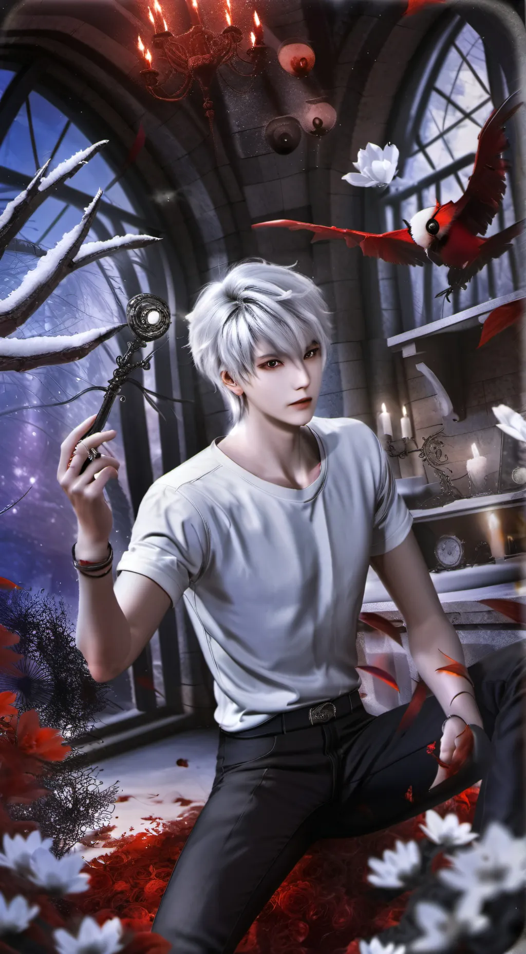 ai character: Caleb  background