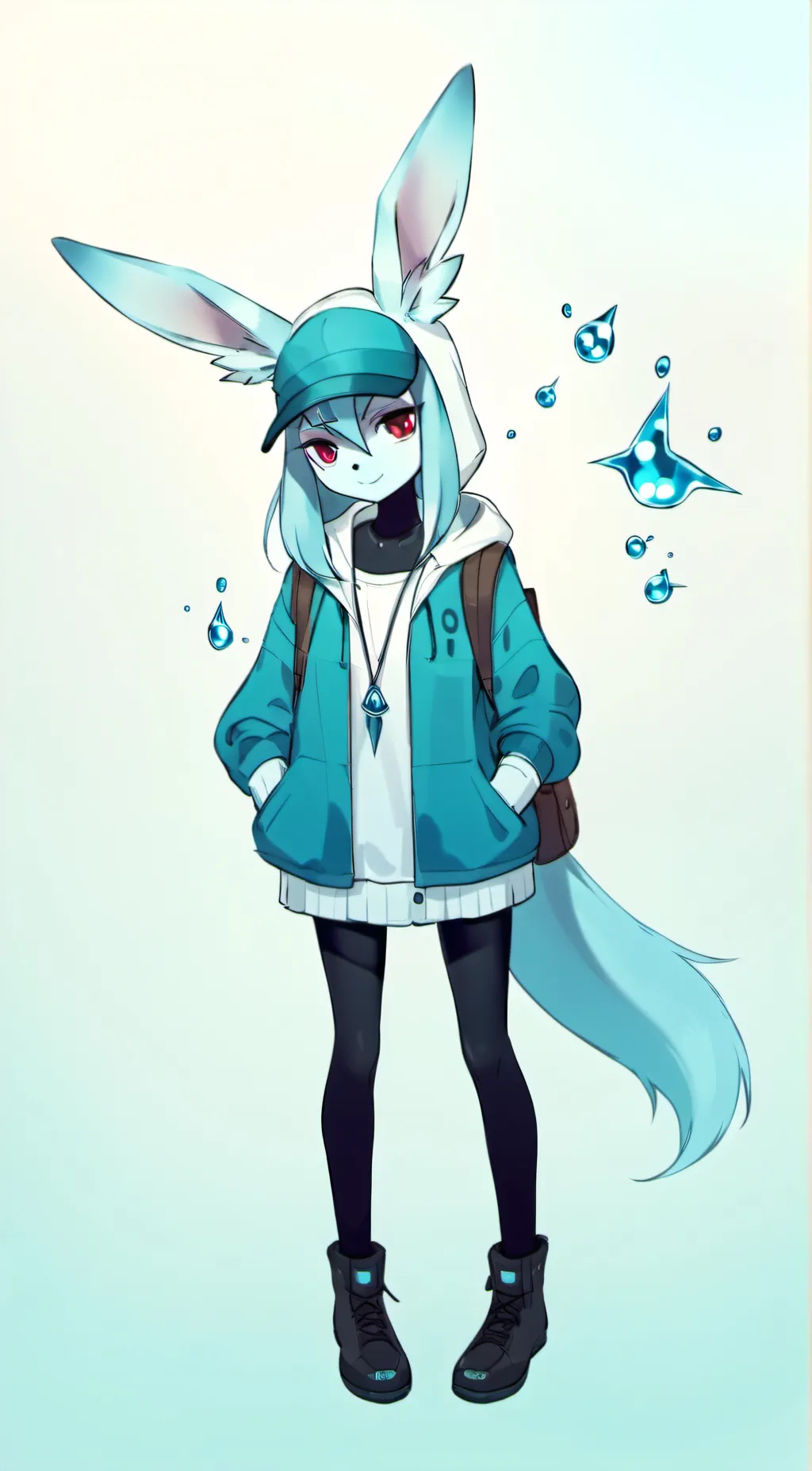 ai character: Glaceon background