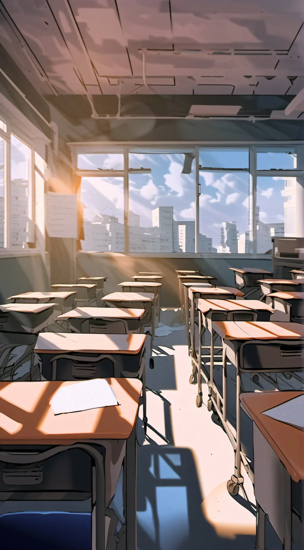 ai character: MHA Class 1-B background