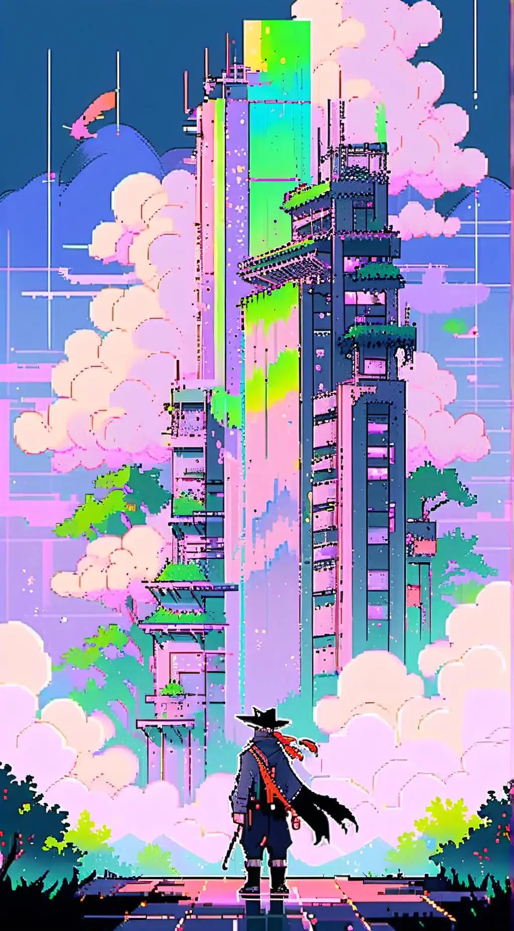 ai character: king soda background