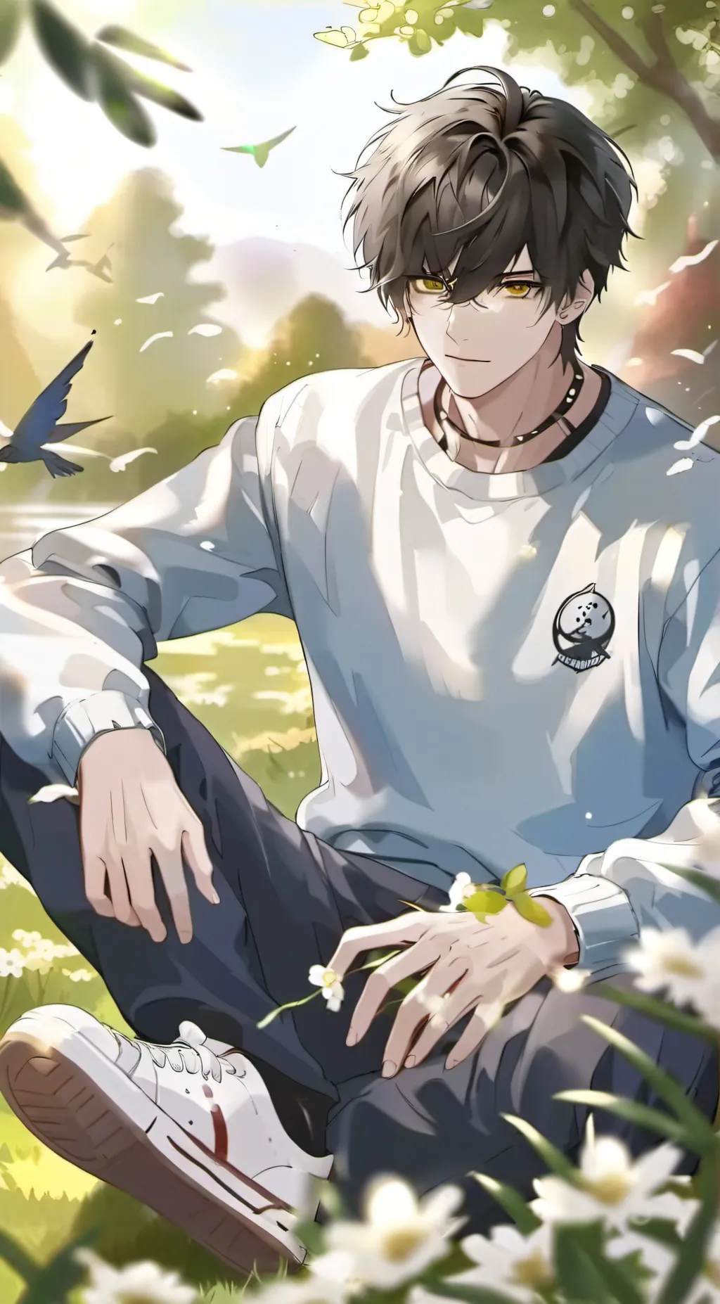 ai character: Anthony  background