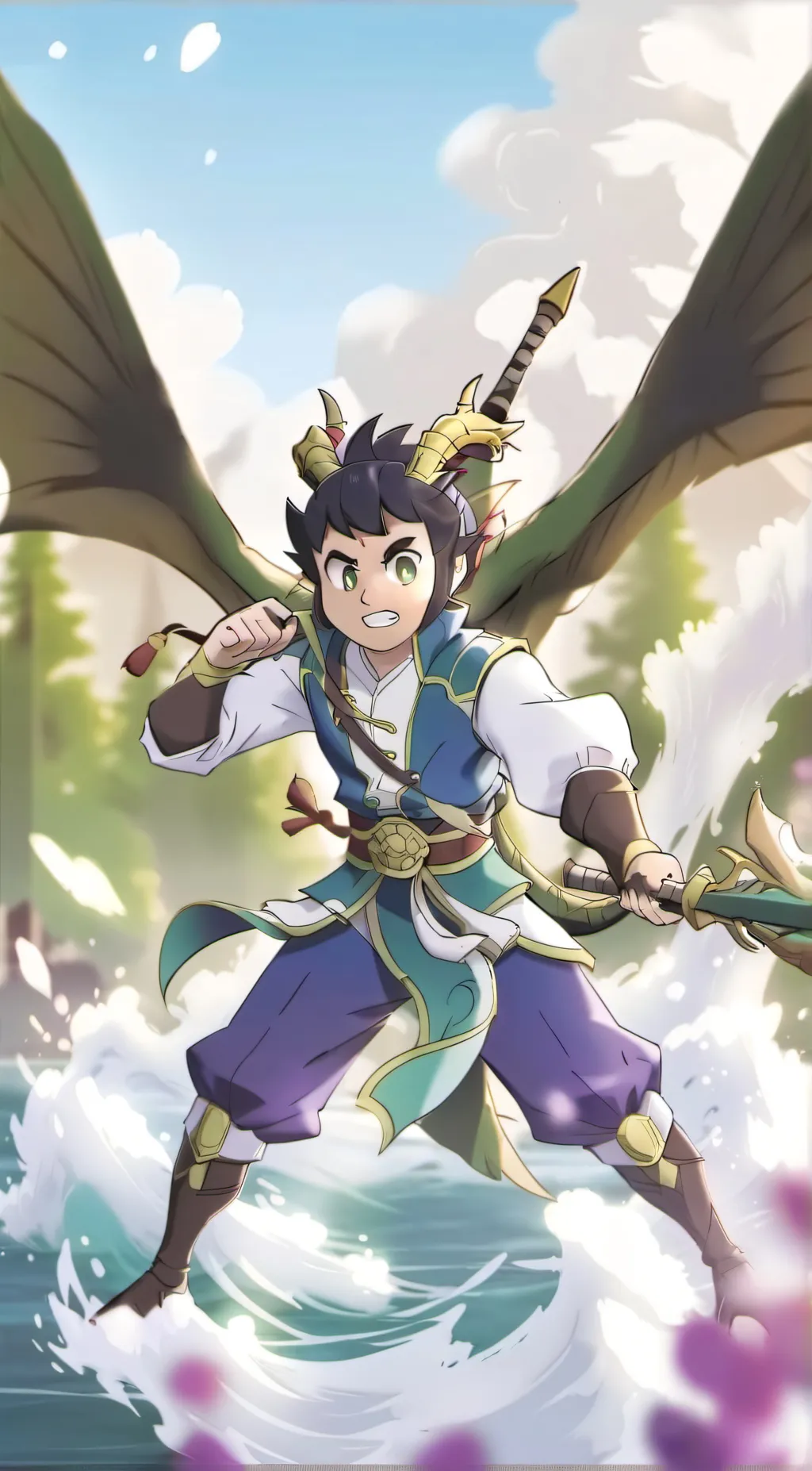 ai character: Knight Sam background