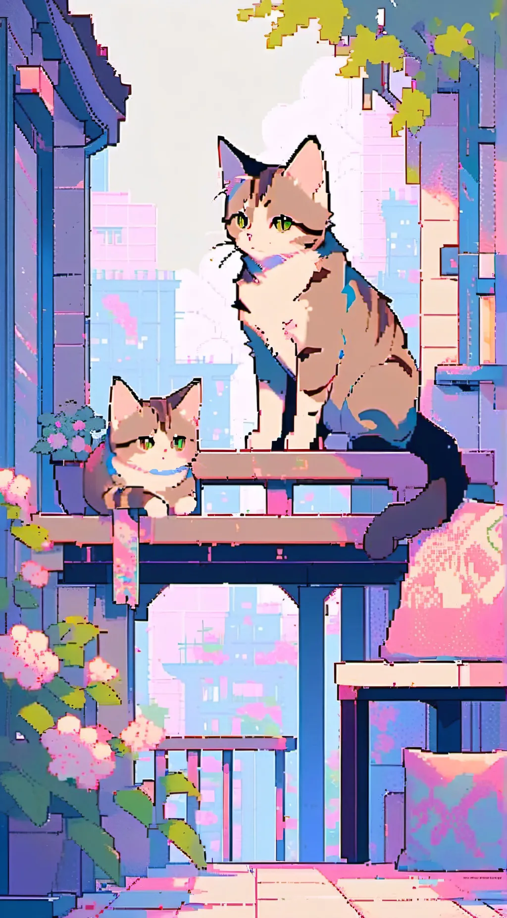 ai character: Angel's cat background