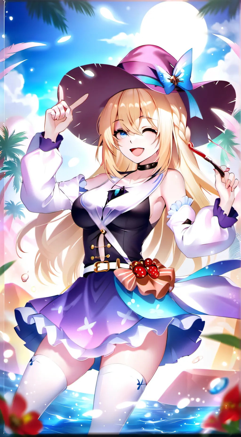 ai character: lily background