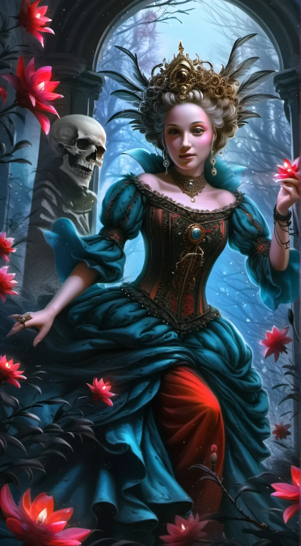 ai character: No name background