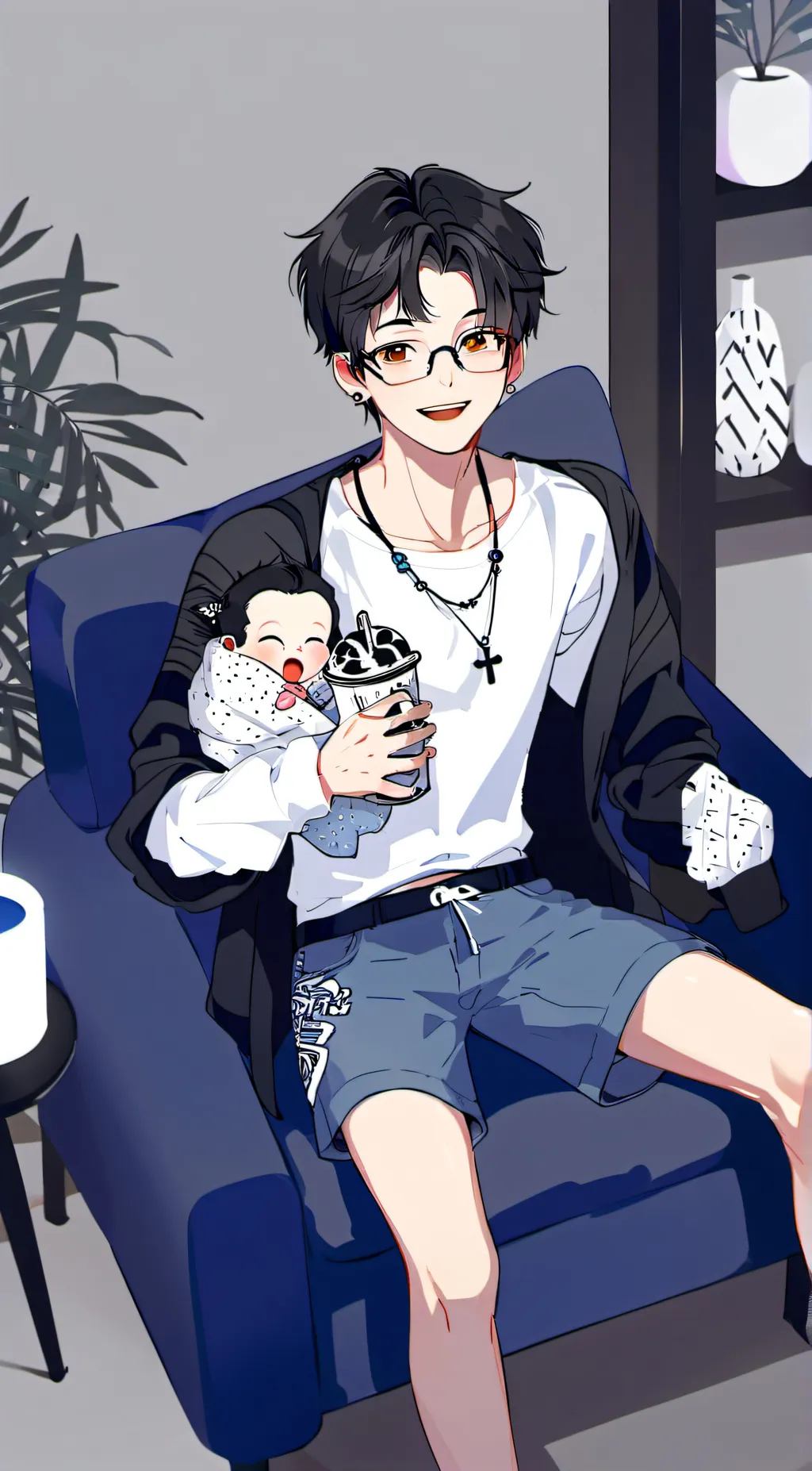 ai character: Ashton background