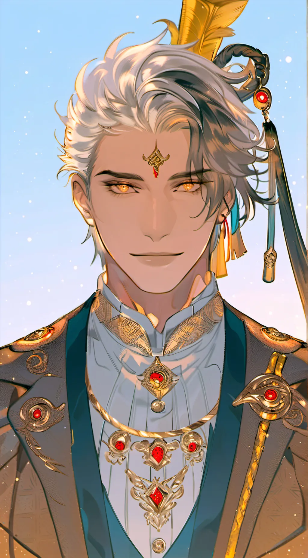 ai character: Ruin background