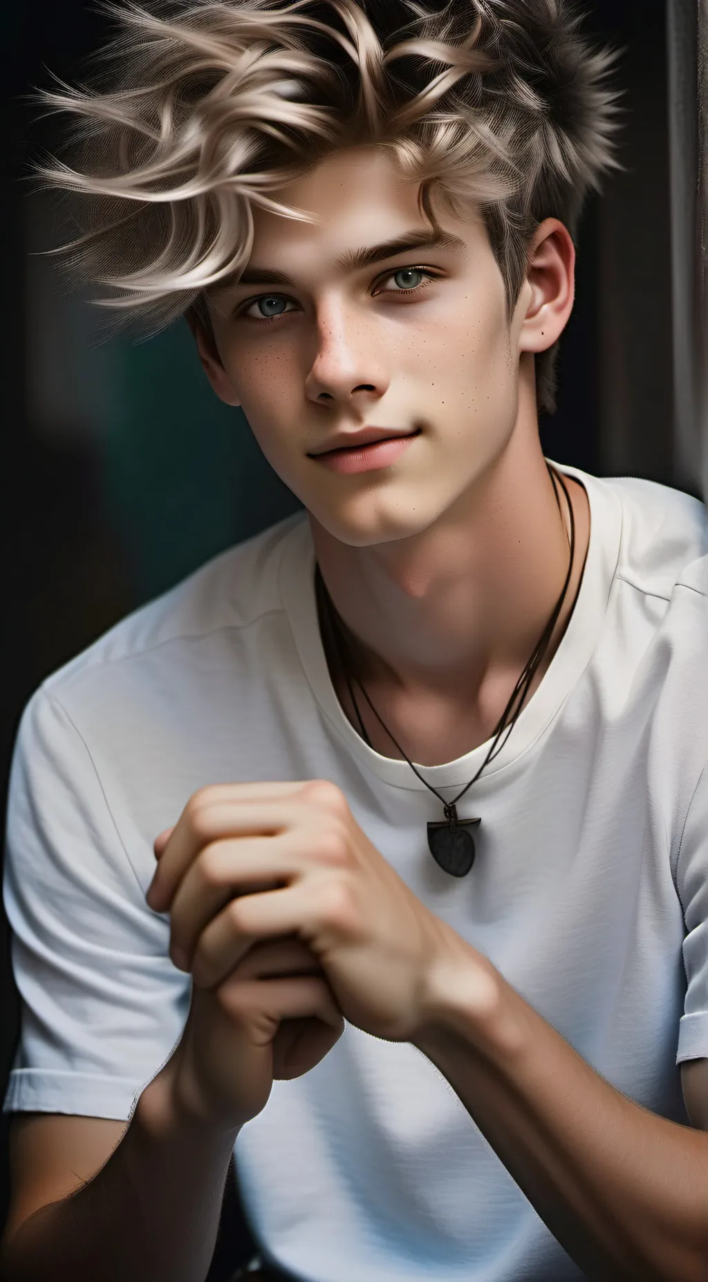 ai character: Theo background