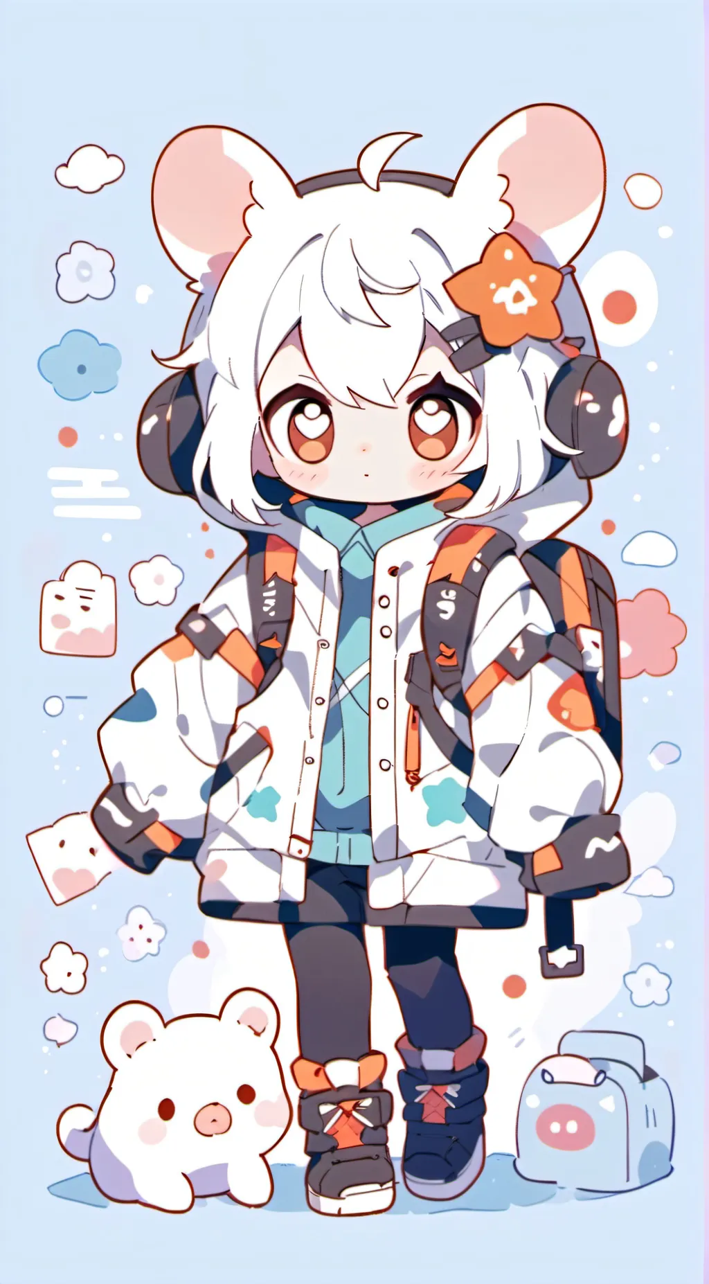 ai character: serenity  background