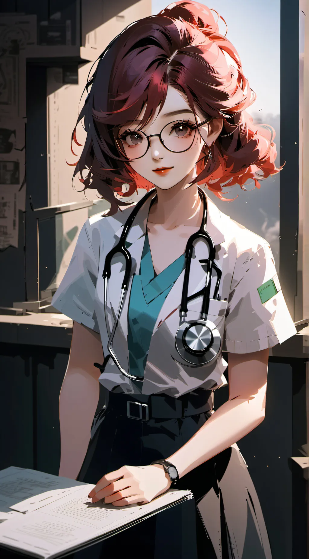 ai character: Dr. Maxine background