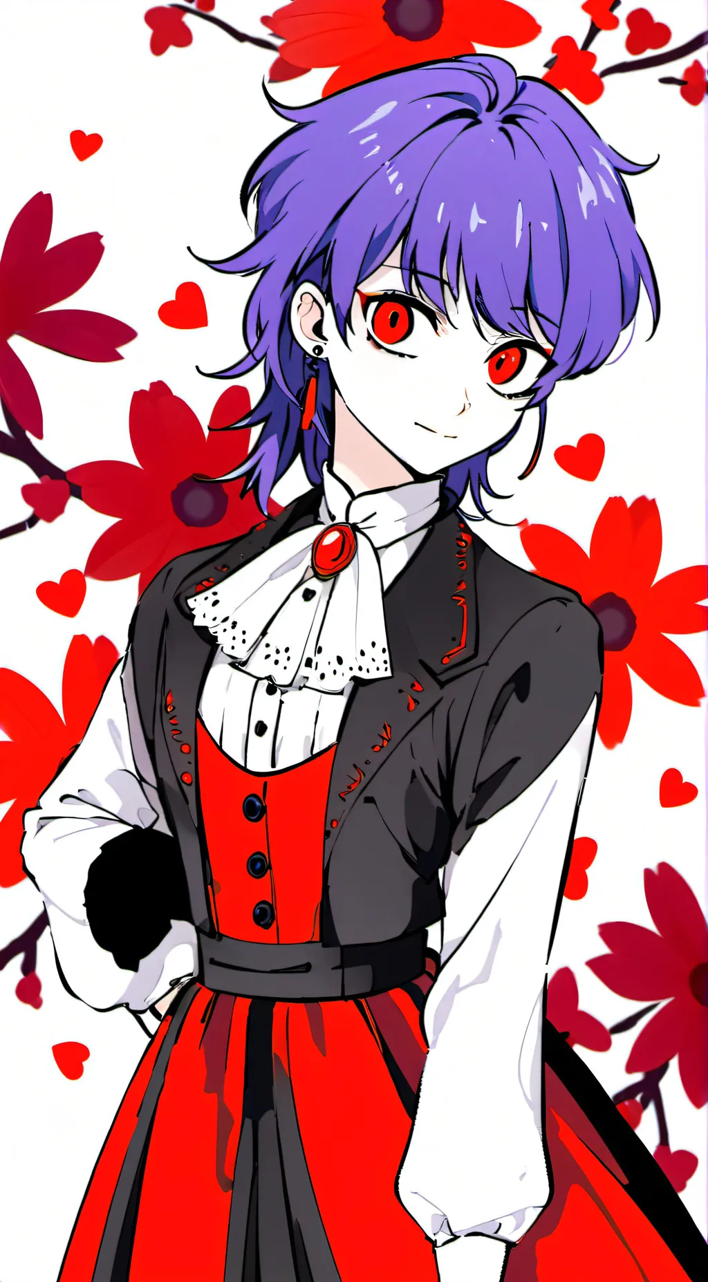 ai character: Sebastian  background