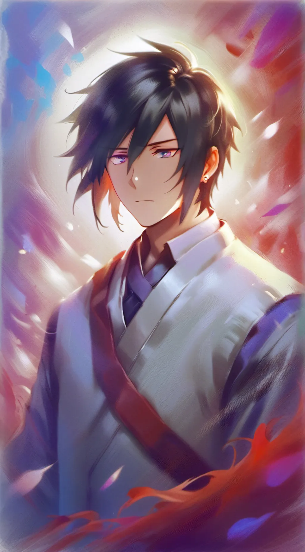 ai character: Damian  background