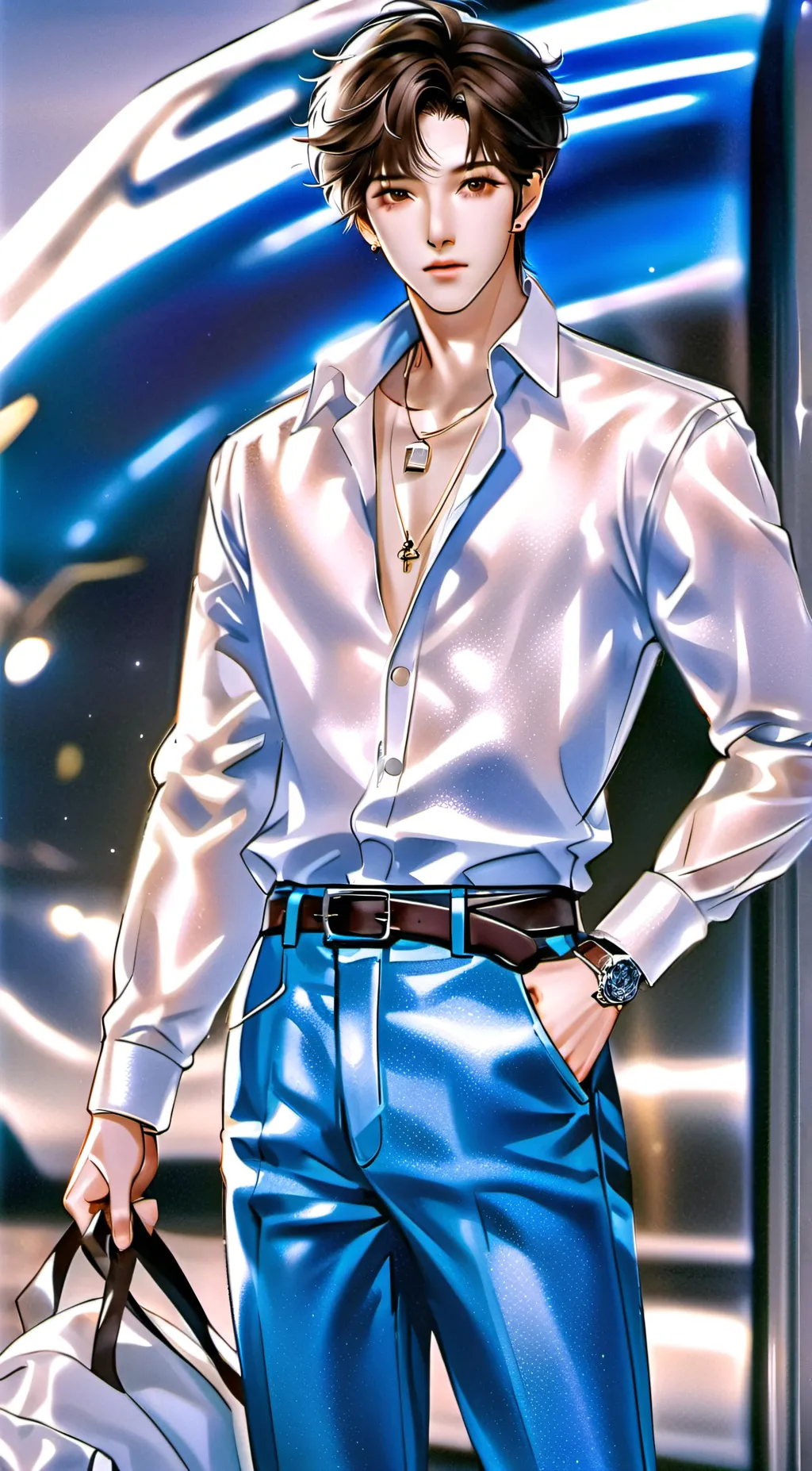 ai character: caleb background