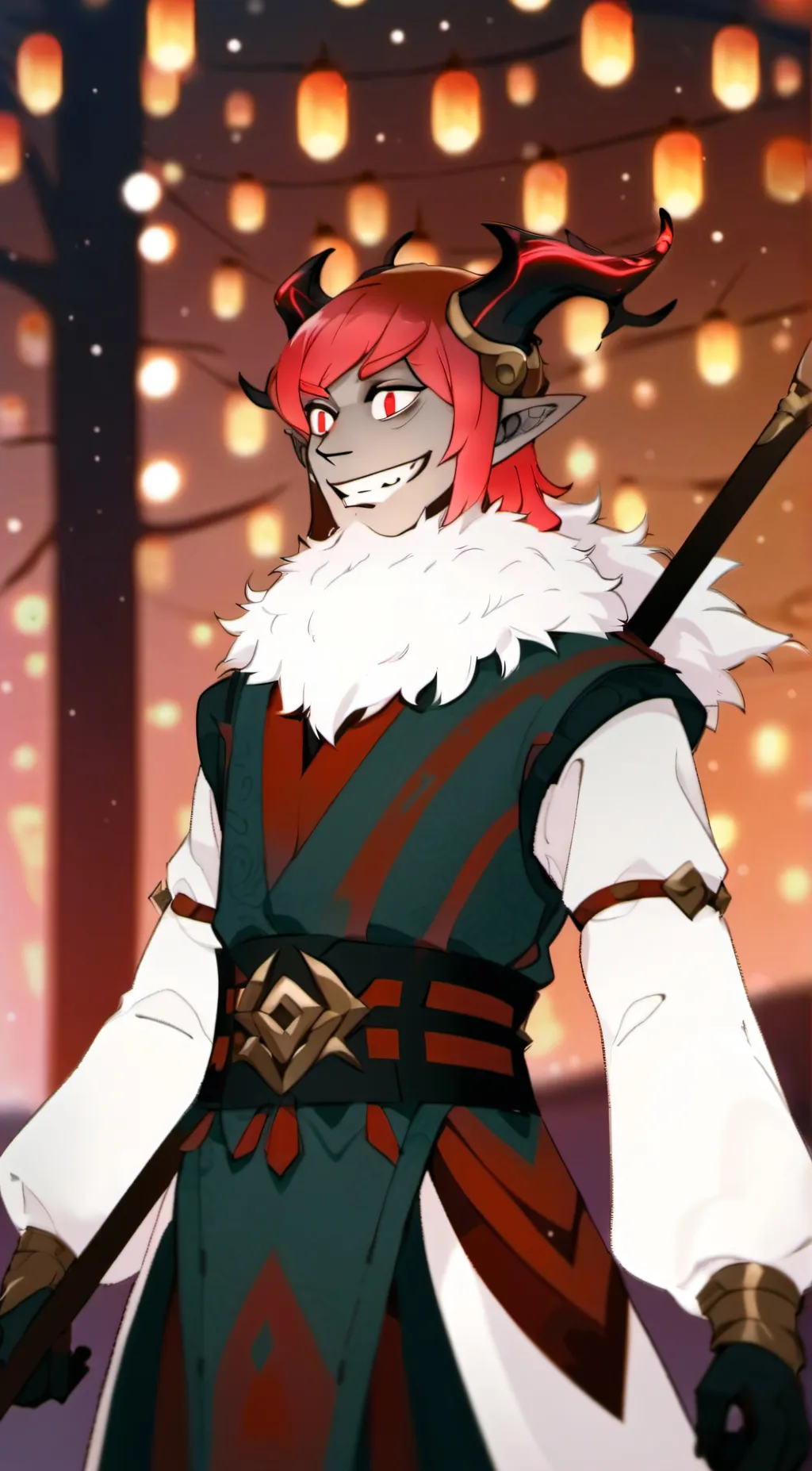 ai character: Alastor  background