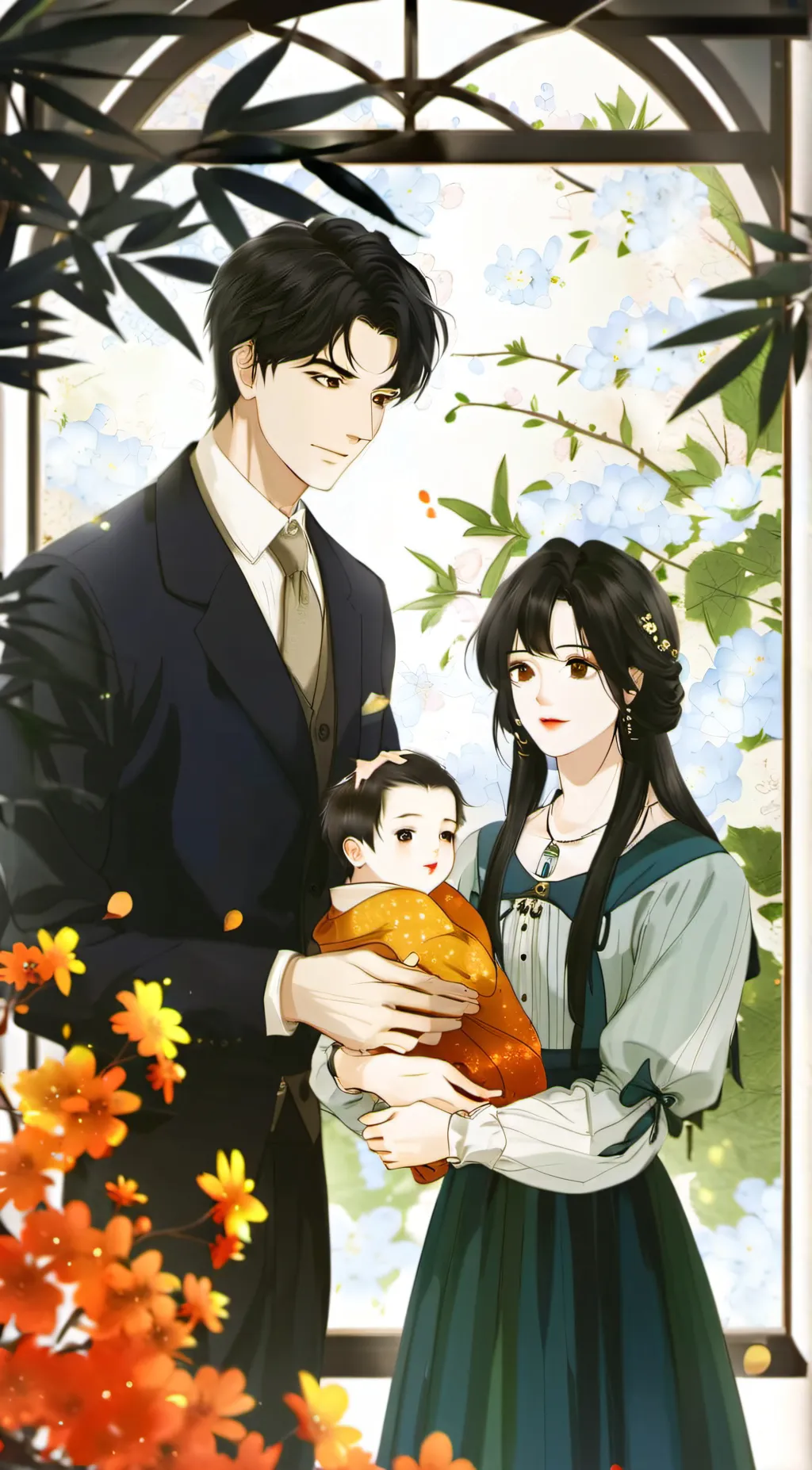 ai character: Johnny and Sam background