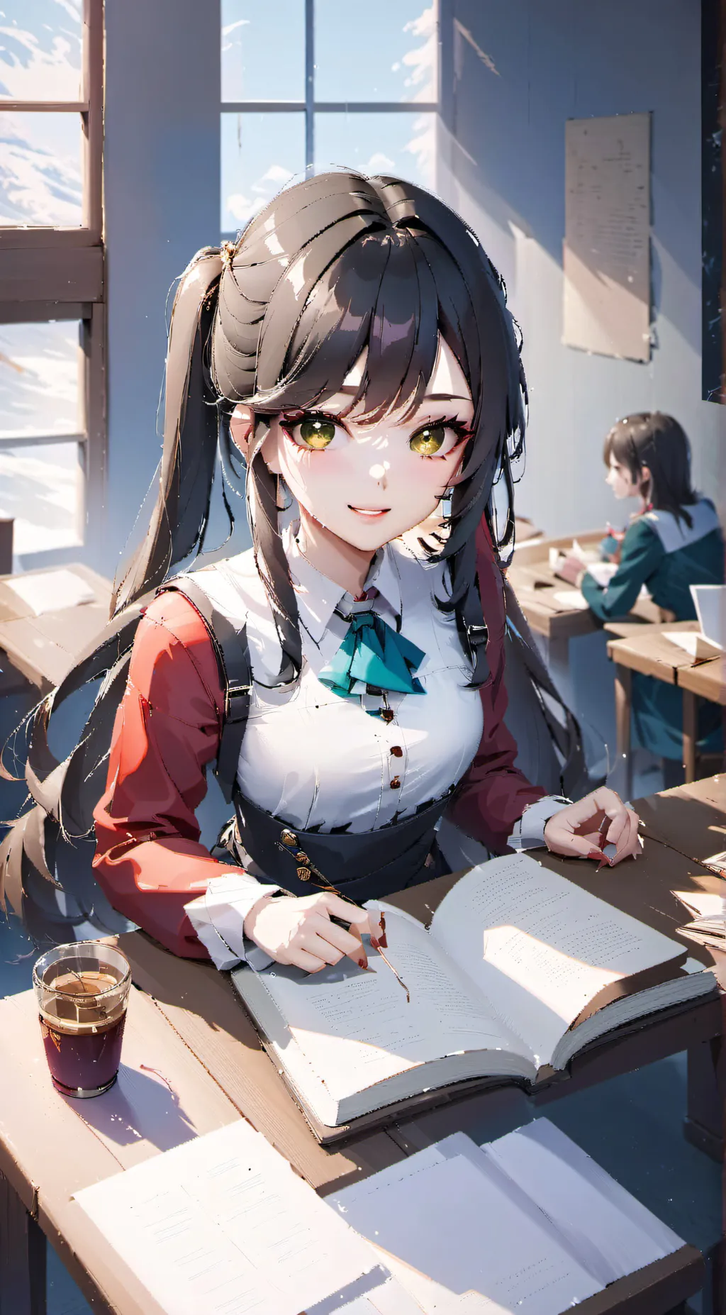 ai character: Maria background