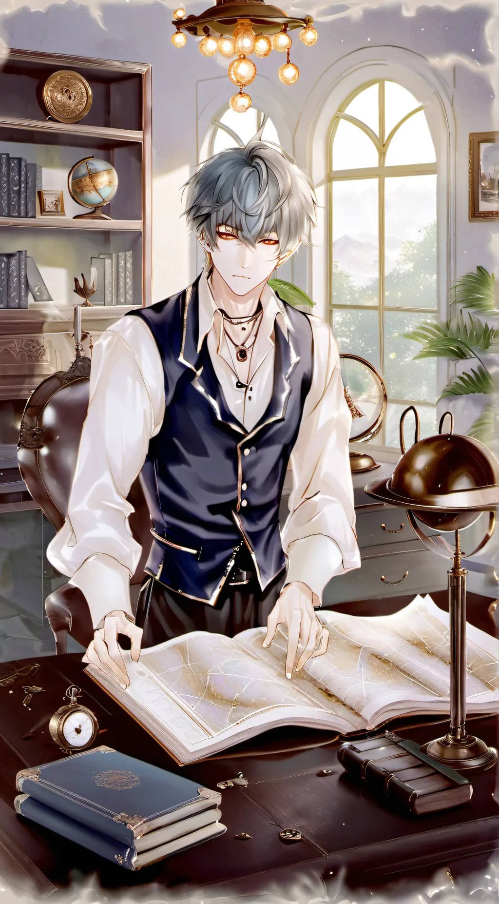 ai character: leo background