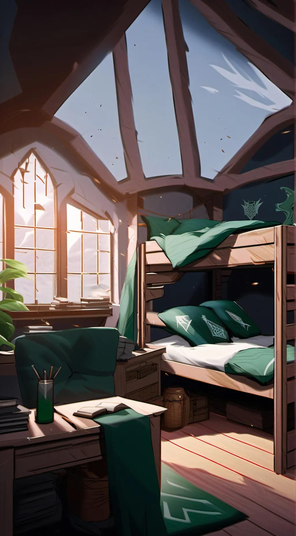 ai character: Hogwarts background