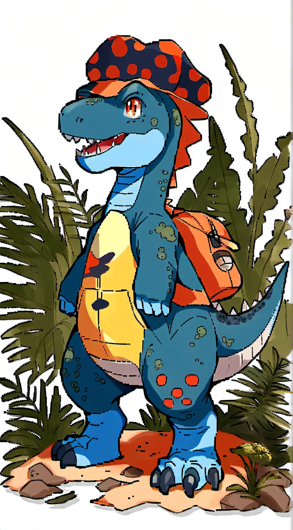 ai character: Cyan (RF) background